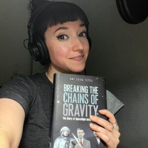 Amy Shira Teitel Instagram - Revisiting this gem in the recording booth this week. It’s been… awkward. Boy howdy have I ever improved as a writer in seven years! #author #audiobook #audible