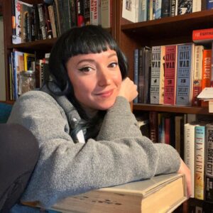 Amy Shira Teitel Instagram - Cozy rainy afternoon in my book nook, researching for the new one. #bookstagram #author