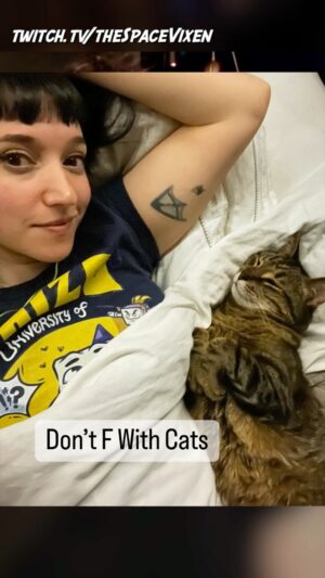 Amy Shira Teitel Instagram - Don’t F with cats. It’ll come back to bite you. #cat #history #streamer