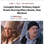 Amy Acker Instagram - Can’t wait for y’all to see this! It is such an inspiring movie with captivating performances by @alanritchson and @hilaryswank and so many incredible others- @nancytravisofficial @tamjones1 @skywalker.hughes @emily.ann.mitchell @realdrewpowell And it’s directed by possibly the most thoughtful, kind, talented writer/director you could work with and one of my dearest friends @jgunn12 I feel so lucky to be part of this beautiful true story! @lionsgate October 13, 2023