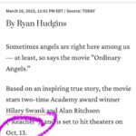 Amy Acker Instagram - Can’t wait for y’all to see this! It is such an inspiring movie with captivating performances by @alanritchson and @hilaryswank and so many incredible others- @nancytravisofficial @tamjones1 @skywalker.hughes @emily.ann.mitchell @realdrewpowell And it’s directed by possibly the most thoughtful, kind, talented writer/director you could work with and one of my dearest friends @jgunn12 I feel so lucky to be part of this beautiful true story! @lionsgate October 13, 2023