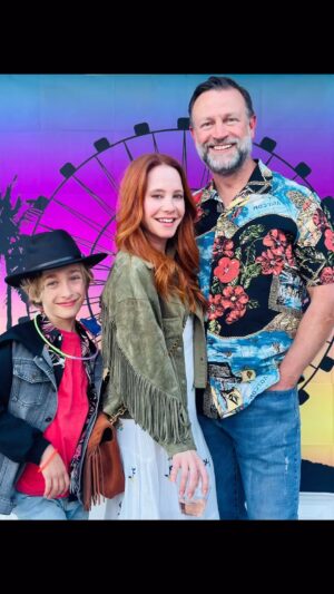 Amy Davidson Instagram - Another family dance in the books! Our school's version of Coachella might be my favorite 😝 I couldn't even pull Lennox off the Dancefloor for the Photo Booth, and that says a lot! 🕺💃🏼 Kid had fun! #cubchella #dancethenightaway #familydance #memories #grateful
