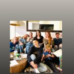 Amy Davidson Instagram - From our gender reveal party and blue cake, to decades of birthdays, laughs and tears AND wine, to itty bitties that become family, to “bond brothers” Len’s face🤣, to getting peed on by a lion TWICE (felt like a fire hose), to handstands at Disneyland anywhere and everywhere…You my friends mean the world to me! Thank you for showering me with Love and helping me celebrate another year around the sun! I love you guys so much! And because I couldn’t fit everything into 90 seconds— Lima, the infamous CPK BBQ chop salad order, the most magical engagement, hot yoga, the notebook, “lipgloss” practice and on and on…