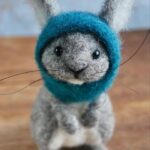Amy Huberman Instagram – Happy sugar crash meltdown wrangling to you and yours x 

Art by @laurastathamfiberart & if I was ever to own a knitted bunny in a hat with space out the top for ears it would be this one.