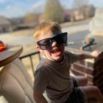 Amy King Instagram - March was spent outside! Mud, picking flowers, park hopping! Cousins came over, paper airplanes, scavenger hunts, slime making , typing, and play dates and a glow party!
