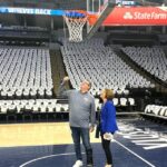 Amy Klobuchar Instagram - It’s ten feet! Minnesota is ready to host the big @Timberwolves 🏀 playoff game tonight! While Naz Reid and the Antman may be more famous, I got to meet the guy who measures the rim height at 7:30 a.m. It’s all good.