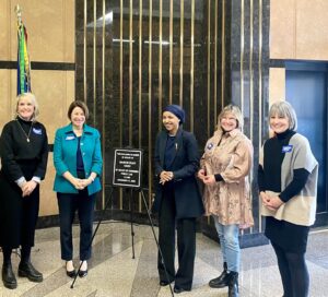 Amy Klobuchar Instagram - I joined Reps. Omar and McCollum at the renaming ceremony of the Mpls Post Office in honor of the late Rep. Martin Sabo. It was great to see so many of his friends and family, including his daughters Karin and Julie, to recognize a remarkable man that did so much for our state.