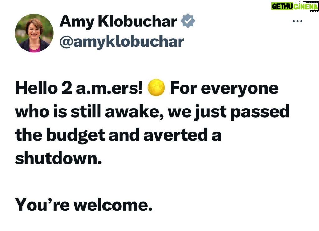 Amy Klobuchar Instagram -