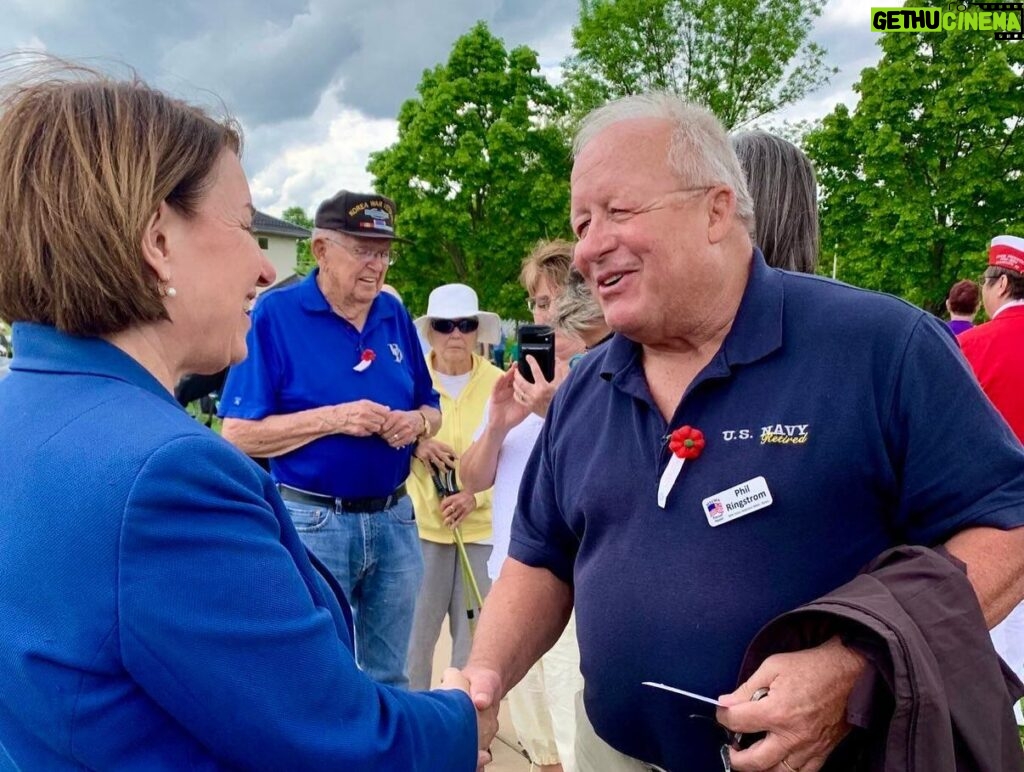 Amy Klobuchar Instagram - I was at the Minnesota State Veterans Cemetery for the Little Falls Memorial Day program to honor those that made the ultimate sacrifice for our country. They ensured a future where liberty prevailed over tyranny, and we get to live in that future.