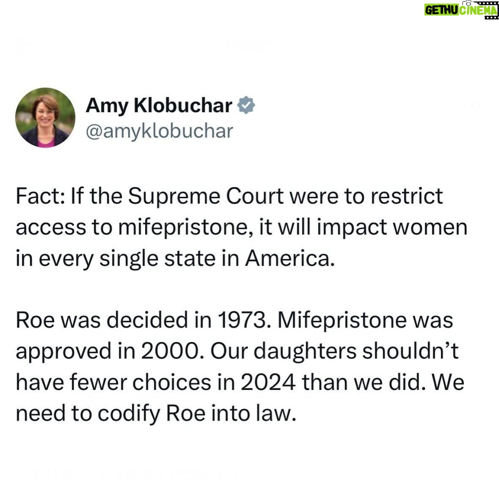 Amy Klobuchar Instagram -