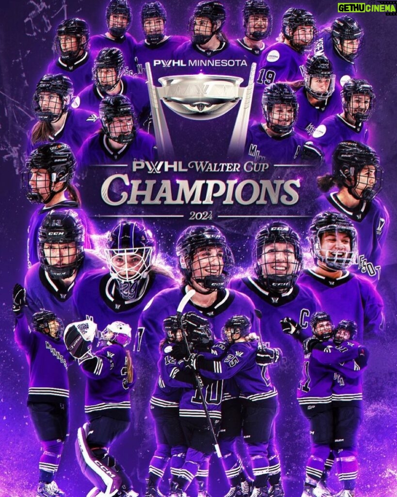 Amy Klobuchar Instagram - The Walter Cup is coming to the State of Hockey! Congrats on this incredible team for winning the first Professional Women’s Hockey League Championship!
