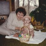 Amy Klobuchar Instagram - Easter was one of my parents’ favorite holidays. I’m smiling at this memory today of my mom and our daughter Abigail 🌸