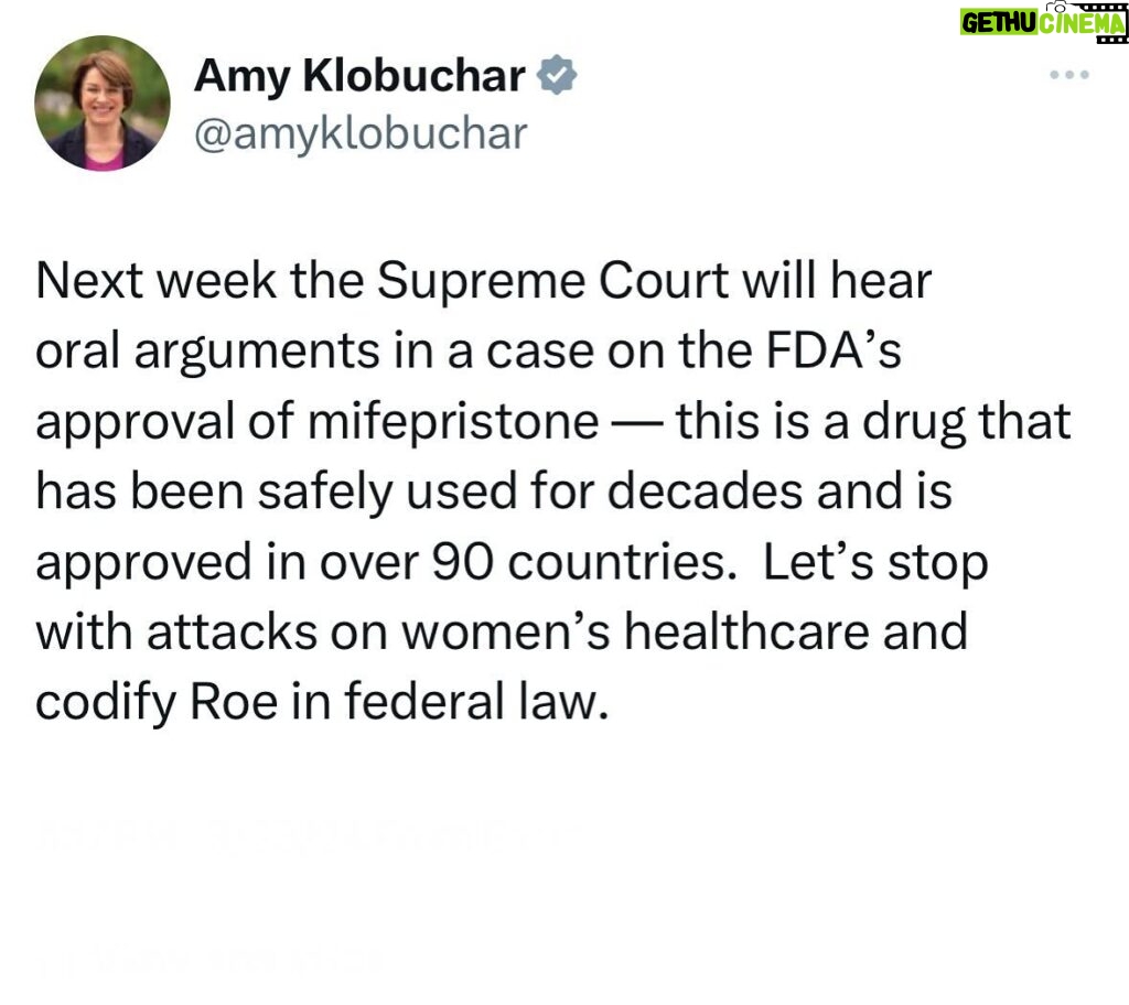 Amy Klobuchar Instagram -