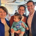 Amy Klobuchar Instagram - Great day in New Hampshire with the supporters who are going to win the Granite State for @joebiden! Also fun to see my former NH State Director Scott Merrick with his wife Mikayla and son Noah, who is Biden’s youngest supporter.