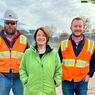 Amy Klobuchar Instagram - After two hours and five minutes of sleep 😴 post-budget vote and some lucky Delta connections I made it to Moorhead! We broke ground this morning on the 11th St. underpass, a long-awaited project utilizing federal and state funding. Enough train 🚊 delays! This will improve public safety and better the city for decades to come.