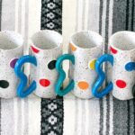 Amy Nelson Instagram - ⬅️ swipe for more! ⬅️ A collection of a few of your custom circus mugs! Not a single person included green in their color choices this last round, so dream up some green palettes with me!!🦎💚