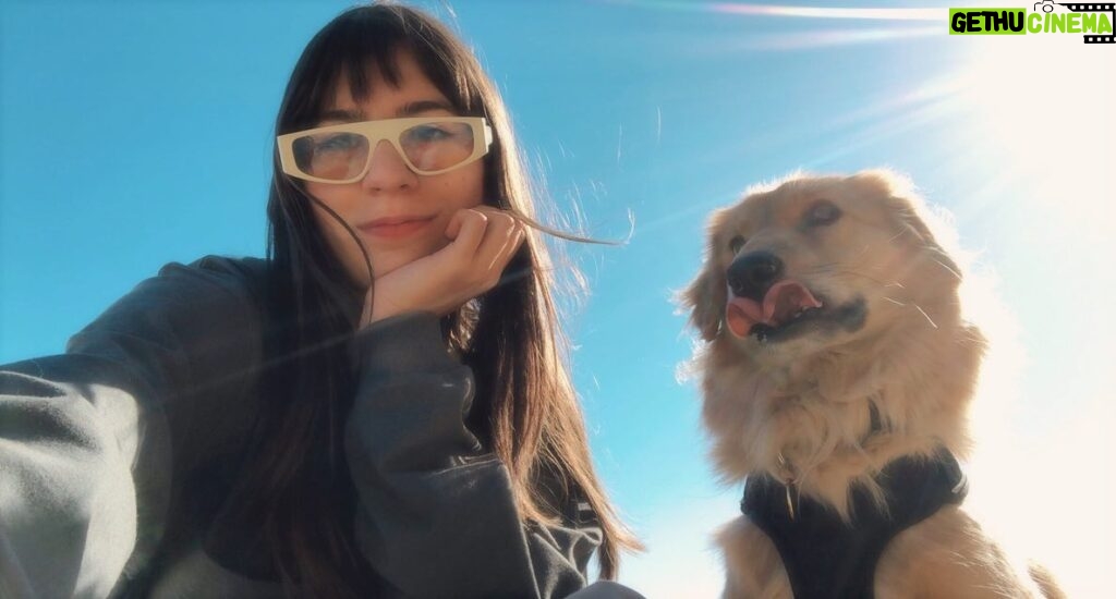 Amy Nelson Instagram - Henry-eating-a-pig-ear-and-falling-asleep-on-the-beach to study/relax to