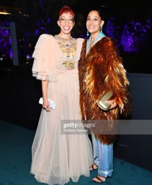 Amy Sherald Instagram - just making cheese 😁😁.. thank you for being there for me @traceeellisross ✨