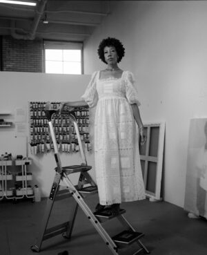 Amy Sherald Instagram - I had a fun time chatting it up with designer @thombrowne for @interviewmag Apparently we would have been best friends ☺️ Link in stories and bio. #interviewmagazine #thombrowne #amysherald  photographed by THE Shaniqua Jarvis:@sheekswinsalways Styled by: @thetrillestb ✨
