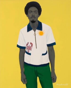 Amy Sherald Instagram - 🌞 Starting March 20th @hauserwirth Los Angeles see this new work and others in my first west coast solo show.  A bucket full of treasures(Papa put sunshine in my pockets)
54 x 43 oil on canvas #artistsoninstagram #artoftheday #amysherald #arthistory #wearamask