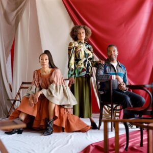 Amy Sherald Instagram - RP This was so much fun @samiranasr 🖤thank you @harpersbazaarus Artists Calida Rawles (@calidagarciarawles) and Amy Sherald (@asherald) and writer Ta-Nehisi Coates (@tanehisipcoates) have been friends since the mid-’90s, when Rawles and Sherald were studio mates at Spelman College in Atlanta, and Coates was an undergrad at Howard University in Washington, D.C. But beyond their shared history, there are central notions of personal, physical, political, and creative freedom that they’ve each explored in their work. For our June/July issue, the trio explore imagination, representation, and where they’ve found freedom in their own lives. Read the full conversation at the link in bio.

Photographer: @camilafalquez
Fashion Editor: @menamorado
Hair: @tasha_worldofstyles
Makeup: @kuma1206
Manicure: @erihandanail
Prop Styling: @matcullen
Interview by: @kaitlyn_greenidge_author

#AmySherald wears @apottscollection and @mironcrosby.
#CalidaRawles wears @alietteny, @baacalofficial, and @churchs.
#TaNehisiCoates wears @walesbonner, @dailypaper, @louisvuitton, and @adidasoriginals.