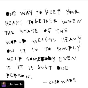 Amy Sherald Instagram - RP 🖤✔️• @cleowade The best way to not feel helpless, is to help. However you can. Helping, like healing, looks different for everyone. We all have different capacities and varied ways we are able to show up. But remember, there is always some way to show up for whatever it is that is breaking you heart. 

I will put some resources to learn more about the crises happening in Haiti and Afghanistan in my stories.  Two organizations I am personally donating to, following,and learning more about are @mothersofafghanistan currently serving Kabul/Jalalabad and @sowaseed working with orphaned children in Haiti. 

I love you.