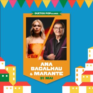 Ana Bacalhau Instagram - A primeira confirmação já estava na grelha e agora é servida com a dose de sardinhas mais baratas da lota: CARAPAUS DE CORRIDA por apenas 10€! 🎫 

Senhoras e Senhores, dia 31 de Maio contamos com @anabacalhau & @marante_oficial! Ou como gostamos de chamar por cá… “BACALHAU À MARANTE”! 🤌🏼 

Bilhetes em www.santosnotejo.pt ou através do link na bio. 

#SantosNoTejo #DuetosPOPulares #DocaDaMarinha #SantosPopulares