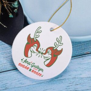 Ana Gasteyer Instagram - Many of you have asked about #SugarAndBooze merch, so SURPRISE it’s here just in time for the holidays! I have lots of goodies for sale that are perfect for all of your favorite family members 😇 Click the link in my bio to check it out and purchase! 🛒🎄