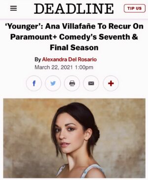 Ana Villafañe Instagram - and if ya don’t know, now ya know. @youngertv final szn April 15

<and yes I’ve worshipped at the altar of @suttonlenore my entire life nbd>
<and yes playing with @nicotortorella made it very easy to wake up early and go to work>