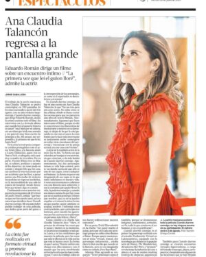 Ana Claudia Talancón Instagram - Cuando Duerme Conmigo estrena 3 de agosto en cines en México!! Gracias a @vanguardiamx por este hermoso reportaje @erickelias @eduroman811 @cuandoduermeconmigopelicula #comingsoon #estreno #proximamente #movie #pelicula 🎥 🍿 🎞️ 🎦