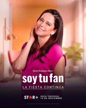 Ana Claudia Talancón Instagram - Soy Tu Fan: la fiesta continúa!!! Estrenamos el 15 de noviembre, este mes!!!! ❤️🙏🏻👍🏻🤩

#SoyTuFan: La Fiesta Continúa.
@starplusla 
 #starplusla 
#publicidad 
Estreno 15 de Noviembre.