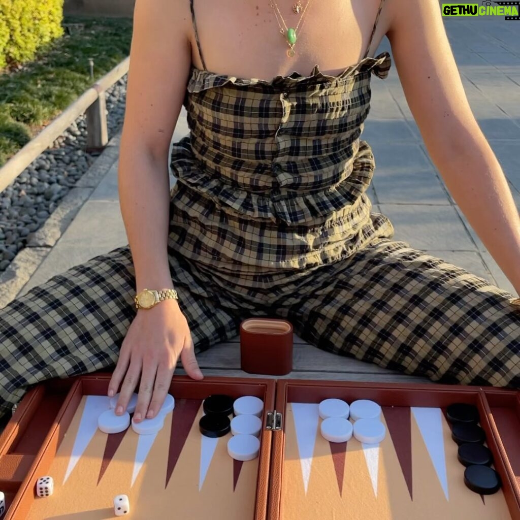 Ana Coto Instagram - Amidst the chaos of conflicts, I seek solace in the serenity of nature and the unifying spirit of games like backgammon (aka: Shesh-Besh). This ancient game has transcended borders, embodying cultural exchange and connection in the Middle East for thousands of years. It was taught to me as a child in Puerto Rico. It all comes back to geography. I’m allowing this carousel represent more than images; it is another reminder of our collective responsibility to advocate for peace, tolerance, and understanding. Let’s use this space for meaningful conversations, remembering that our words echo beyond these screens. Can we create a world where discord yields to dialogue?