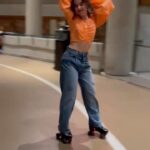 Ana Coto Instagram - what a gd pleasure it is to skate !!! celebrating the debut of @marawa’s iconic high heeled roller skates 🧡 video by besty @esty