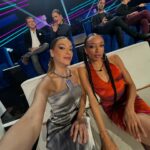 Ana Guerra Instagram - Aquí todos los looks que he llevado en @bailacomopuedas_tve Cuál es tu fav??? Del 1 al 9 🩵 Gracias por ser tan cracks @pilucavalverde @noelevatorselfies