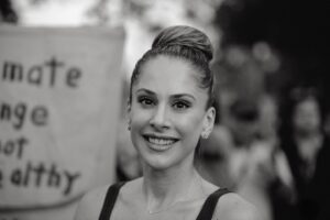 Ana Kasparian Instagram - Photo from last year during the Democratic primary debate in Miami. 📸 @jcobalt