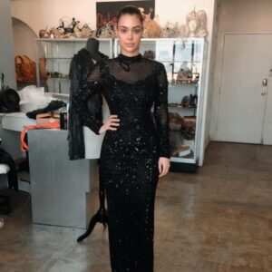 Anabelle Acosta Instagram - Red carpet fitting memoirs with @lanimalco 👗