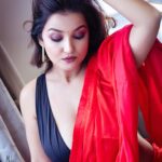 Anannya Biswas Instagram - This shade of RED and ME! Shoot done by @abhisengupta_official ❣️ Amazing work done by @riyasengupta95 ❣️ Special thanks to @mohima_1998 @soujit87 #instagram #instagood #anannyabiswas #photography #photooftheday