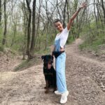 Andi Tóth Instagram - Kisbaba🥹🐺🐰🌳🌿🐾 #Bailey #rottweiler #mybaby