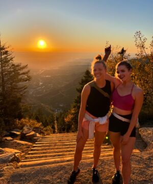 Andrea Boehlke Instagram - It’s my birthday 🎉 so I’m allowed to be corny and reflect for just a second OKAY! Here are some random memories from 34. Honestly, 34 might have been my best year yet. I feel like I finally found my groove with my mental health. I also had a lot of fun!!! I have been checking some things off the ole bucket list: at 34 I finally did stand up comedy for the first time (I rate it a 6/10, it was so scary but worth it) I started volunteering for NAMI and now teach about mental health in classrooms (been wanting to do this forever), I took some road trips, did outdoor rock climbing, camped in the Rocky Mountains, crossed off some national parks. Oh and I can do pull-ups now! For 35 I finally want to run a half marathon, mayyyybe do stand up again, do a handstand, and freeze my eggs 😅🤪 I haven’t always been able to say it, but I’m so happy to be here, and I want to thank everyone who has been here for me throughout the years. I love you all! 💕