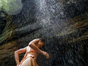 Andrea Boehlke Instagram - Doing the ole chasin’ waterfalls thing 📍North Carolina, now officially in my top 5 fav states