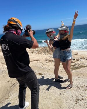 Andrea Boehlke Instagram - What a dream being able to film a travel series with my sister @saburii in Cabo! And randomly @mich_fitz was there at the same time and hopped in on the fun 💃🏻 Laughs were had, whales were watched, utvs were driven, gondolas were jumped. Can’t wait for you all to see it on @thedesignnetwork in a couple of months! 🌵🐳☀️ #SliceOf #Cabo