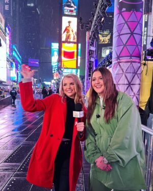 Andrea Boehlke Instagram - Happy New Year from Times Square!! It’s my 9th year hosting the ball drop (🤯) you can tune in at TSQ.org! 2023 is OUR year babyyyyyyy