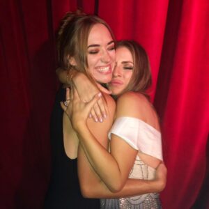 Andrea Bowen Instagram - Happy birthday to my squeezable @haleypharo! I love her as much as she loves Celine Dion which is really sayin’ something. Here’s to your amazing next year which is already stacking up to be extra adventure-ful! 💕
