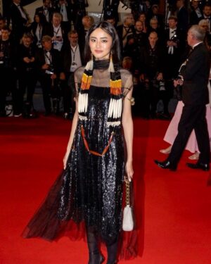 Andrea Kevichusa Instagram - Cannes Film Festival, ‘23. 

Premiere of May December, directed by Todd Haynes.  Honoured and thrilled to have been given the opportunity to represent Nagaland!! 
Cannes was such a beautiful experience and I am extremely grateful I could attend.
@nfdcindia Thank you for the opportunity!

Dress: @studiomoonray 
Styled by @edwardlalrempuia @asulkr