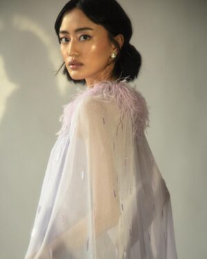 Andrea Kevichusa Instagram - Last night for @filmfare. 🎀

Photographer: @ishanzaka 
Outfit: @atsusekhose styled by @edwardlalrempuia and assisted by @asulkr @simterachel 
Earrings: @darshanaasanjanaajewellers @stilt_communications 
MUA: @krisann.figueiredo.mua 
Hair: @pratikshamuchandikar
