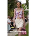 Andrea Kevichusa Instagram - Thank you for having me on your beautiful show @marcorambaldi_ !🧚🏻‍♀️✨ @manifestomodels @animacreatives #milanfashionweek #mfw