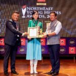 Andrea Kevichusa Instagram – Elated to have had been a part of the panel discussion at Young Leaders Connect, 2022 by @northeastleadersconnect. 
Also, extremely grateful and honoured to have been presented the NE Young Heroes award by Sir @pemakhandu_bjp Hon’ble CM of Arunachal Pradesh, and Sir @karmaspaljor Editor-in-Chief @east.mojo. 

–
Wearing @lovebirds.studio styled by @edwardlalrempuia.