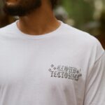 Andrea Londo Instagram - CLOUD TECTONICS✨ limited edition T-shirt w/ @brownnproudla Captured on film by @snoopz_visualz — “El amor de toda una vida” —