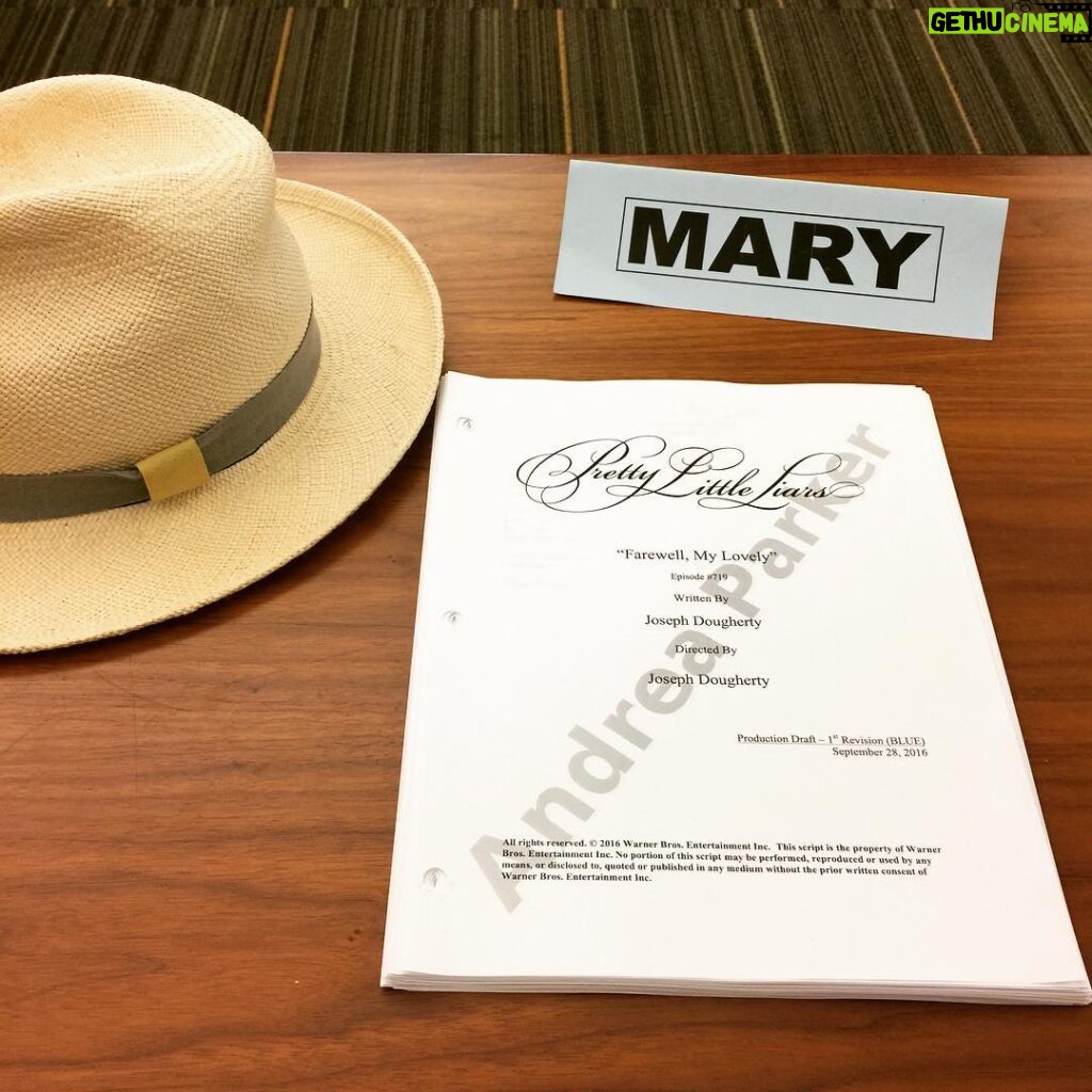 Andrea Parker Instagram - Mary Mary quite contrary... #PLL #lastseason #penultimateepisode 😢