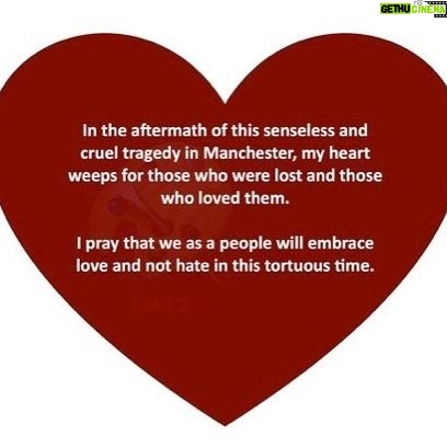 Andrea Parker Instagram - 💔 #Manchester